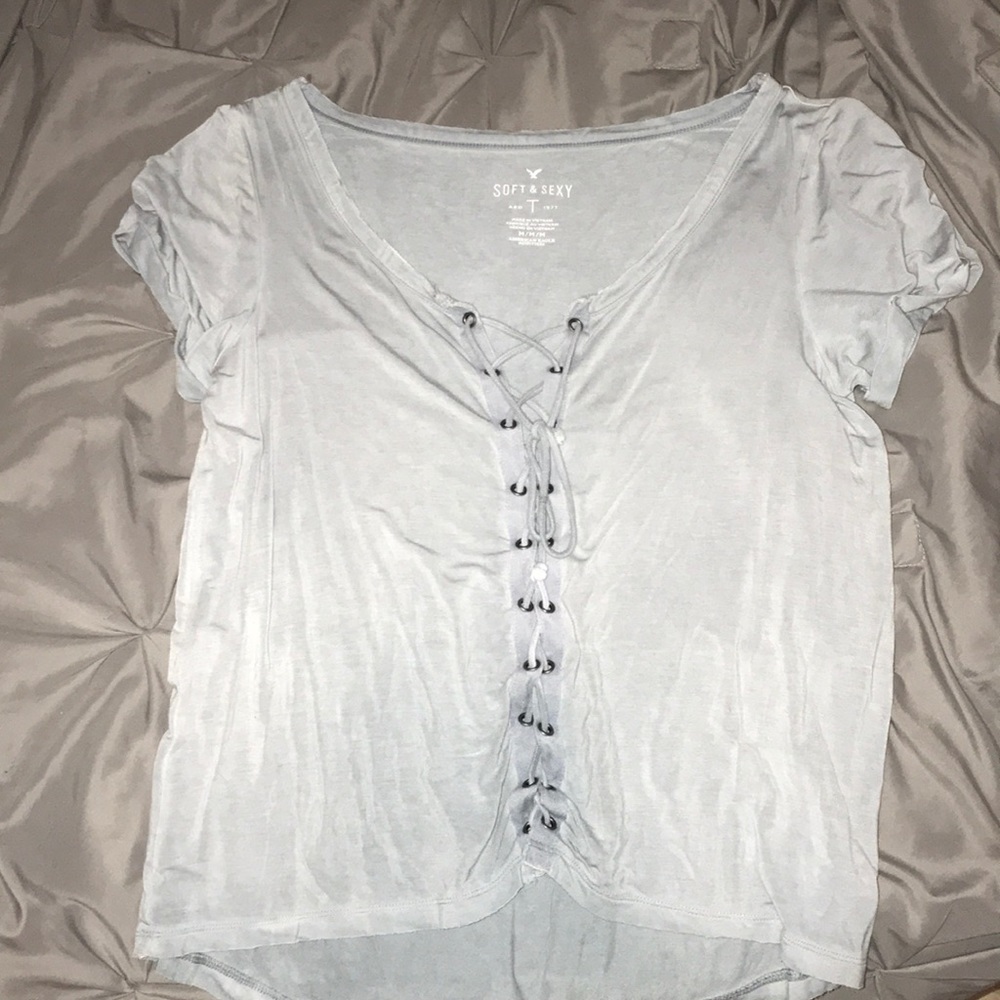 American eagle slouchy Top